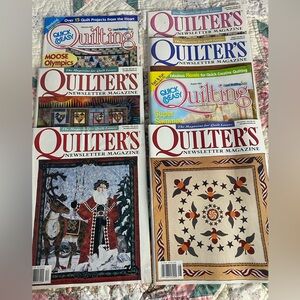 Quilters 2002 Magazine Lot (7 mags)